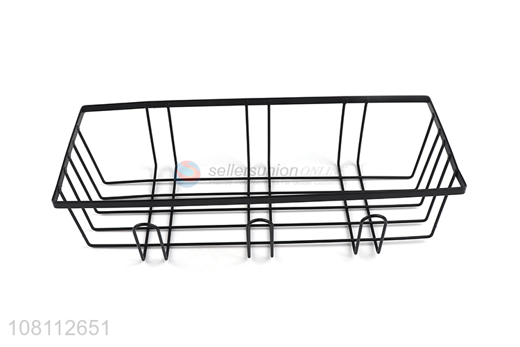 Hot selling kitchen bathroom storage rack iron wire storage shelf