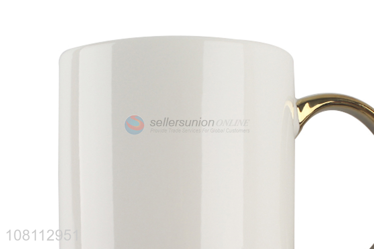 Wholesale price simple drinking cup portable ceramic cup