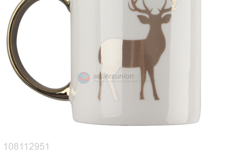 Wholesale price simple drinking cup portable ceramic cup