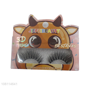 Latest design women cosmetic 3D false eyelash for sale