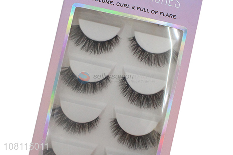 Low price long lasting women false eyelashes for makeup