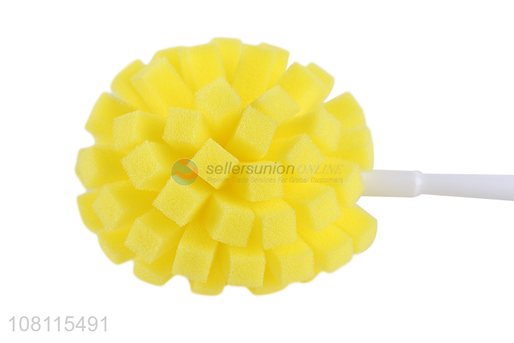 Wholesale multi-use sponge head cleaning brush cup bottle brush