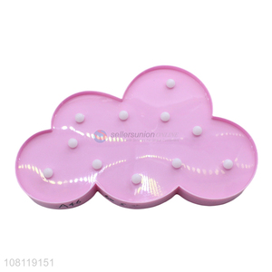 New arrival pink cute cloud light household plastic ornaments