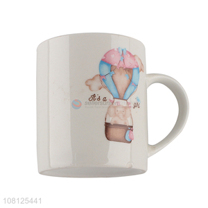 Hot selling hand painted ceramic coffee cup with handle