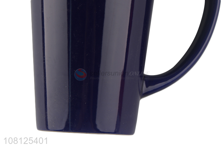 Recent design glazed enameled ceramic coffee water cup