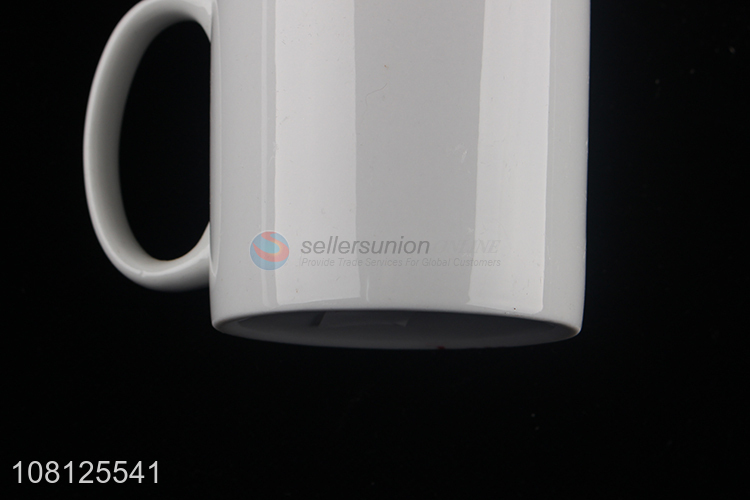 Wholesale creative letter pattern ceramic coffee water cup