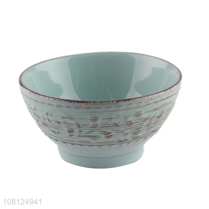 Hot sale ceramic rice bowl household ceramic dinnerware