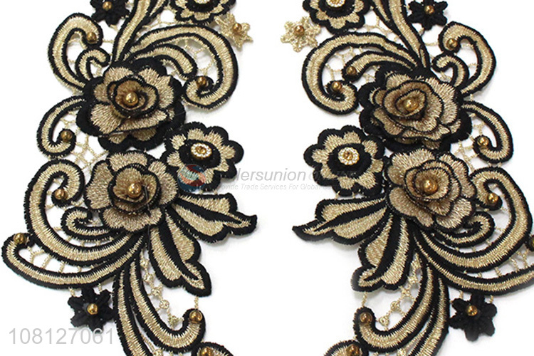 New arrival flower design clothing dress patch wholesale