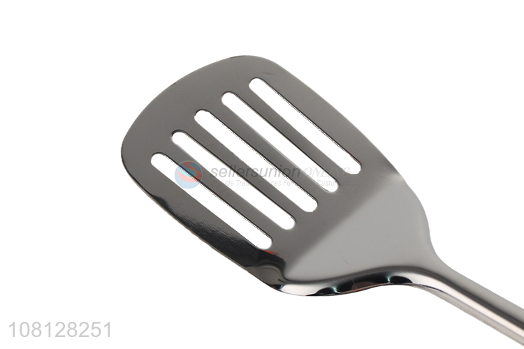 Yiwu wholesale stainless steel frying spatula with long handle