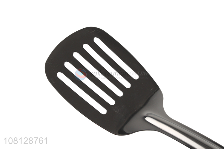 Top quality stainless steel slotted spatula kitchen utensils