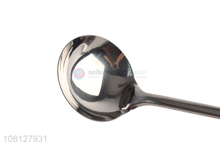 Factory wholesale long handle soup spoon household kitchenware