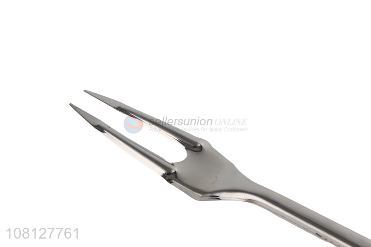 Yiwu wholesale silver stainless steel meat fork fruit fork