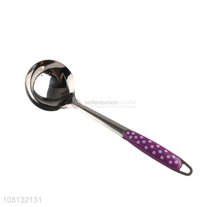 High Quality Stainless Steel Soup Ladle With Non-Slip Handle