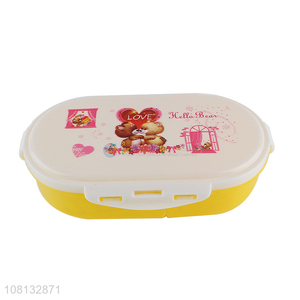 China factory portable plastic food container lunch box