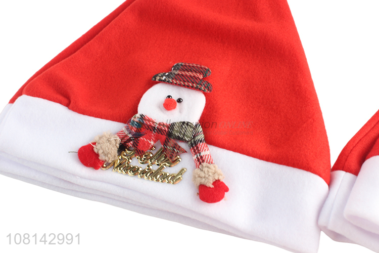 Most popluar applique cartoon Christmas hat holiday hats