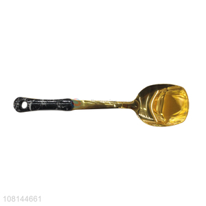 Good quality golden stainless steel spatula for sale