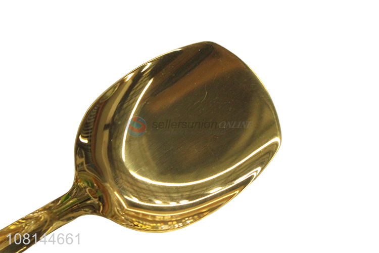 Good quality golden stainless steel spatula for sale