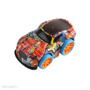 China factory cartoon toy car creative racing car toy