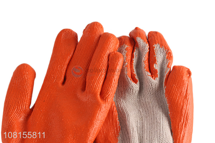 Hot sale latex coated safety work gloves gardening gloves