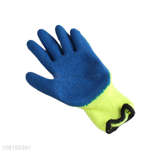 China supplier cold weather latex crinkle winter work gloves