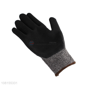 New arrival anti-cutting nitrile foam gloves for construction