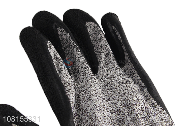 New arrival anti-cutting nitrile foam gloves for construction