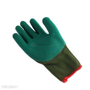 Hot sale latex foam winter abrasion resistant work gloves