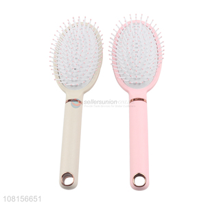 Yiwu market multicolor massage hair comb with long handle