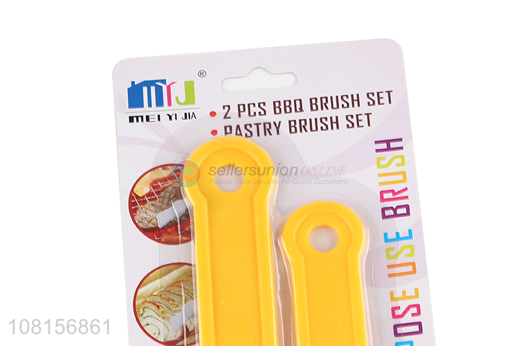 Best Quality 2 Pieces Barbecue Brush Kitchen Oil Brush Set