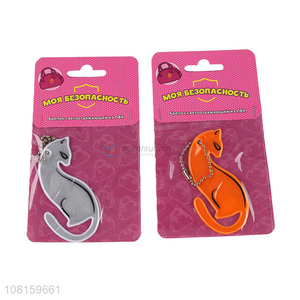 New Style Animal Shape Reflective Keychain Reflective Hanger