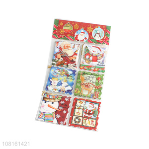 Factory direct sale cute cartoon christmas greeting card