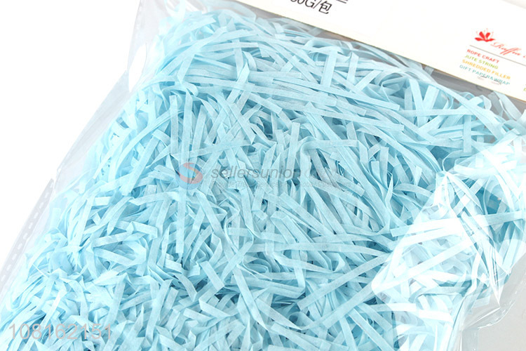 Factroy price color shredded paper gift box candy box filling