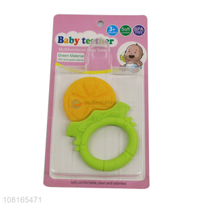 Factory supply silicone multifunctional <em>baby</em> <em>teether</em> for sale