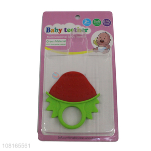 Factory supply food grade silicone <em>baby</em> <em>teether</em> toys