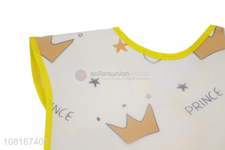 New arrival white printed saliva towel creative baby bib