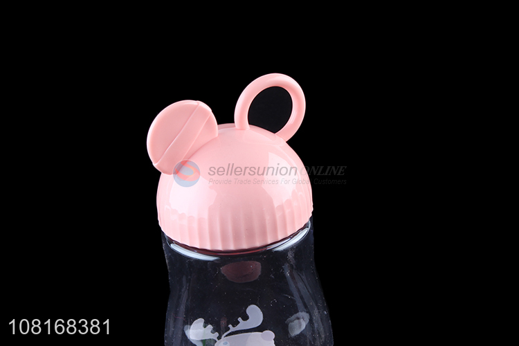 Good Sale Cartoon Pattern Plastic Water Bottle For Children