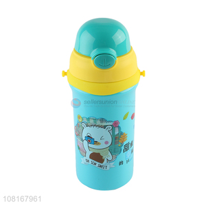 Good Sale Portable Water Bottle Plastic Straw Bottle For Kids