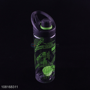 Custom Printing Portable Plastic Water Bottle With Handle