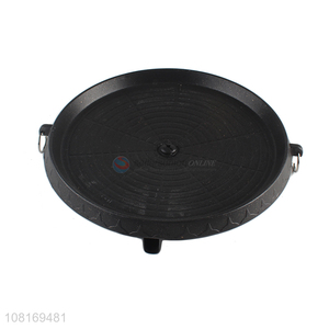 Custom Round Baking Pan Portable Outdoor Korean Round Barbecue Tray