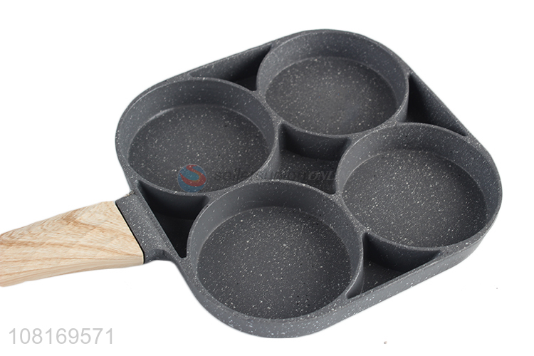 Popular 4 Holes Egg And Pancake Non-Stick Frying Pan