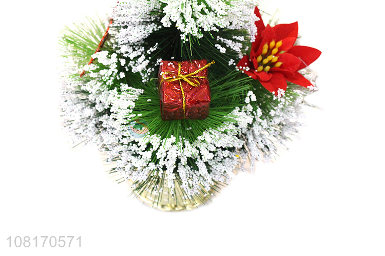 High quality artificial mini Christmas tree potted ornaments