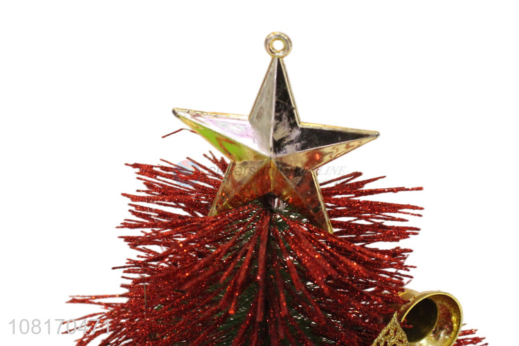 Hot selling artificial mini Christmas tree potted ornaments