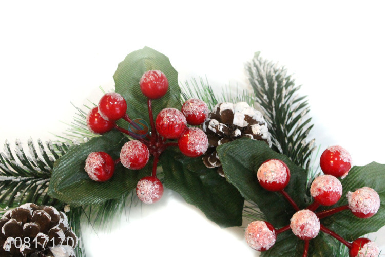 China supplier handmade Christmas wreath Christmas party decoration