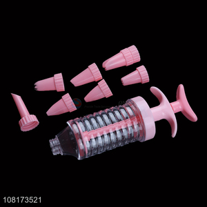 Wholesale Cake Decorating Icing Piping Cream Syringe And Nozzles Set