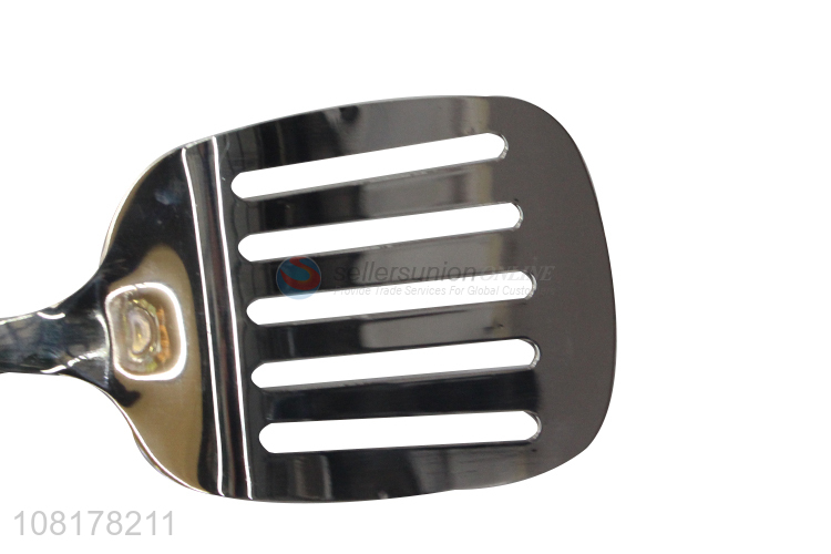 Good quality stainless steel slotted spatula for sale