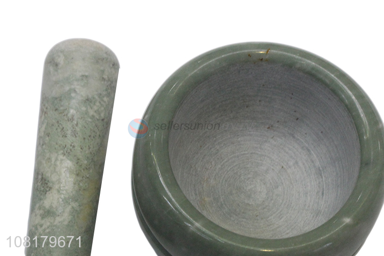 Hot selling natural marble mortar and pestle set pill crusher