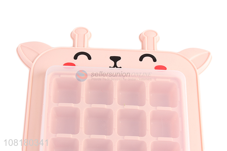 Online wholesale deer ice cube tray baby food maker tray with lid