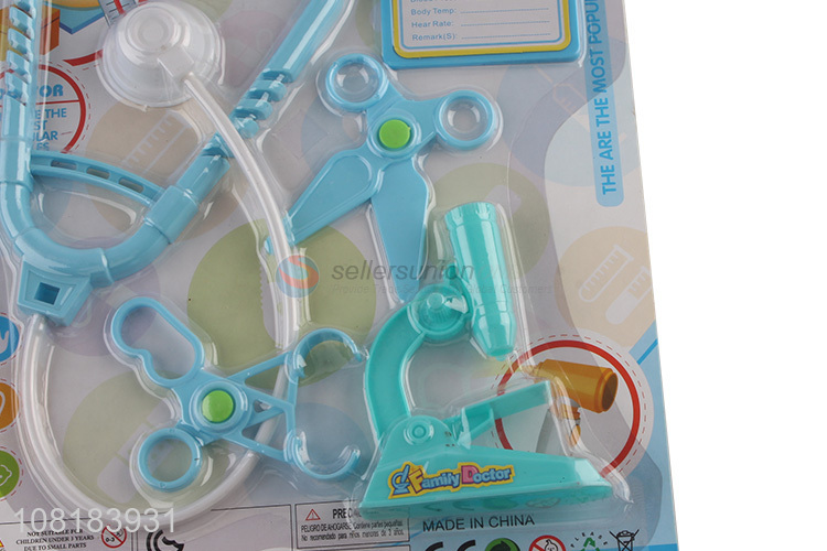 Good quality plastic funny pretend toys doctor play set