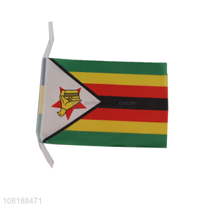 High quality world cup festival events mini Zimbabwe country flag banner