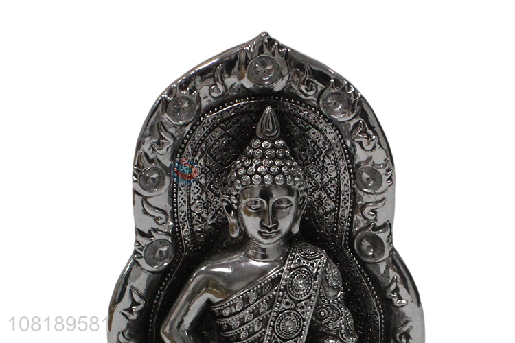 High quality silver buddha home desktop decoration